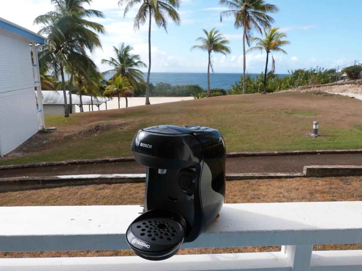 Studio Vue Mer Piscine Plage Kaz Punch Manganao Chez Julie Saint-Francois  Exterior foto
