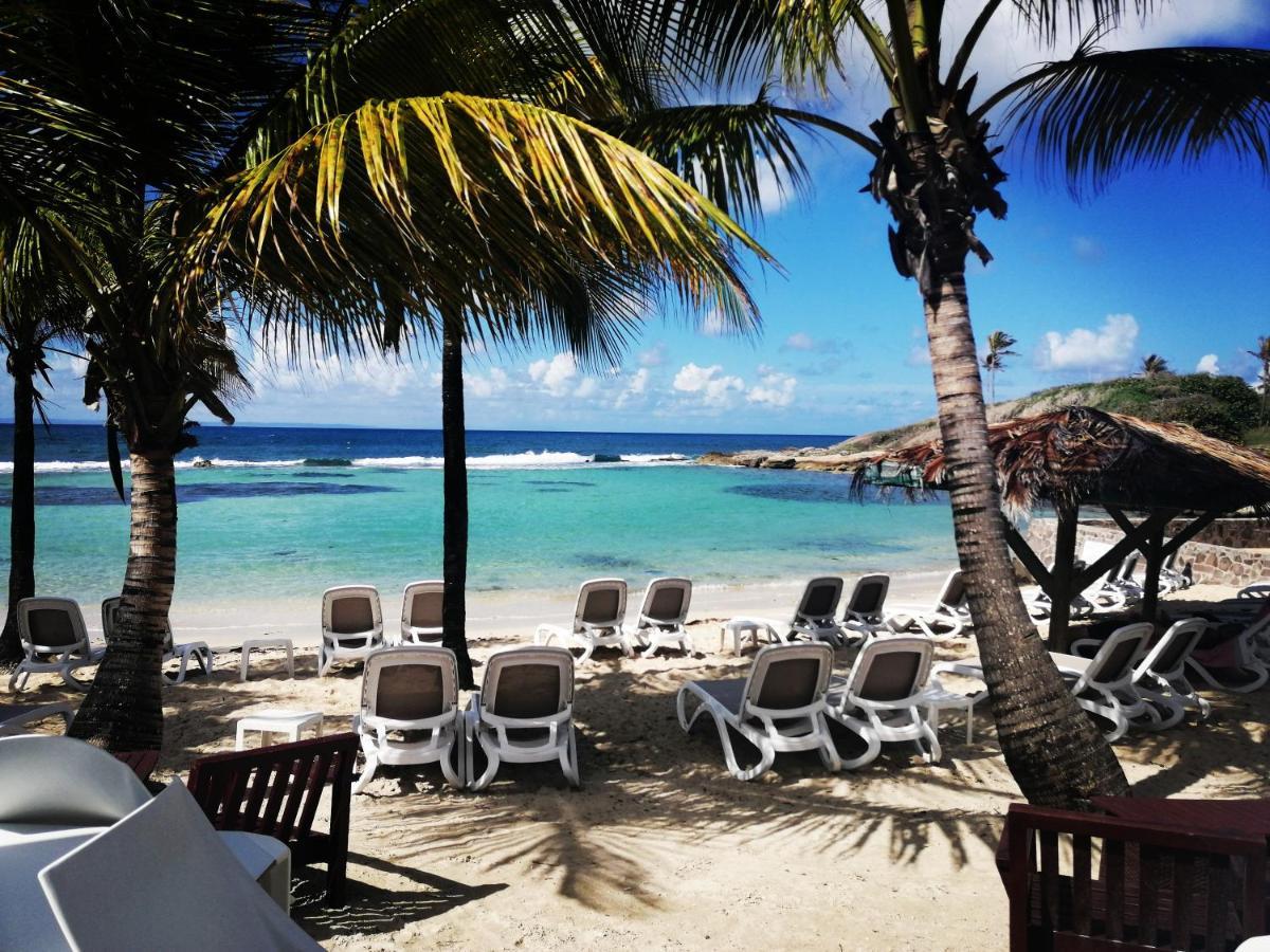 Studio Vue Mer Piscine Plage Kaz Punch Manganao Chez Julie Saint-Francois  Exterior foto