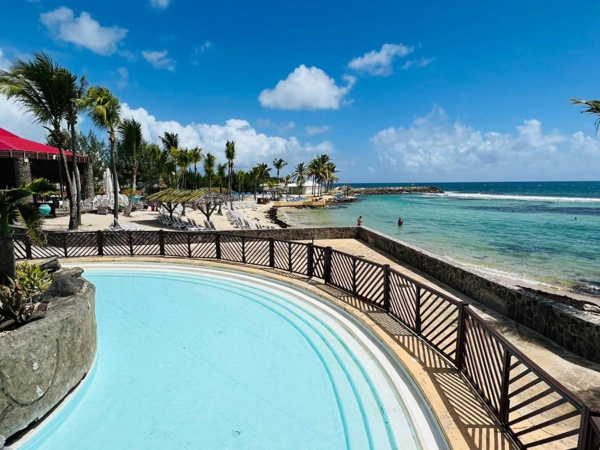 Studio Vue Mer Piscine Plage Kaz Punch Manganao Chez Julie Saint-Francois  Exterior foto
