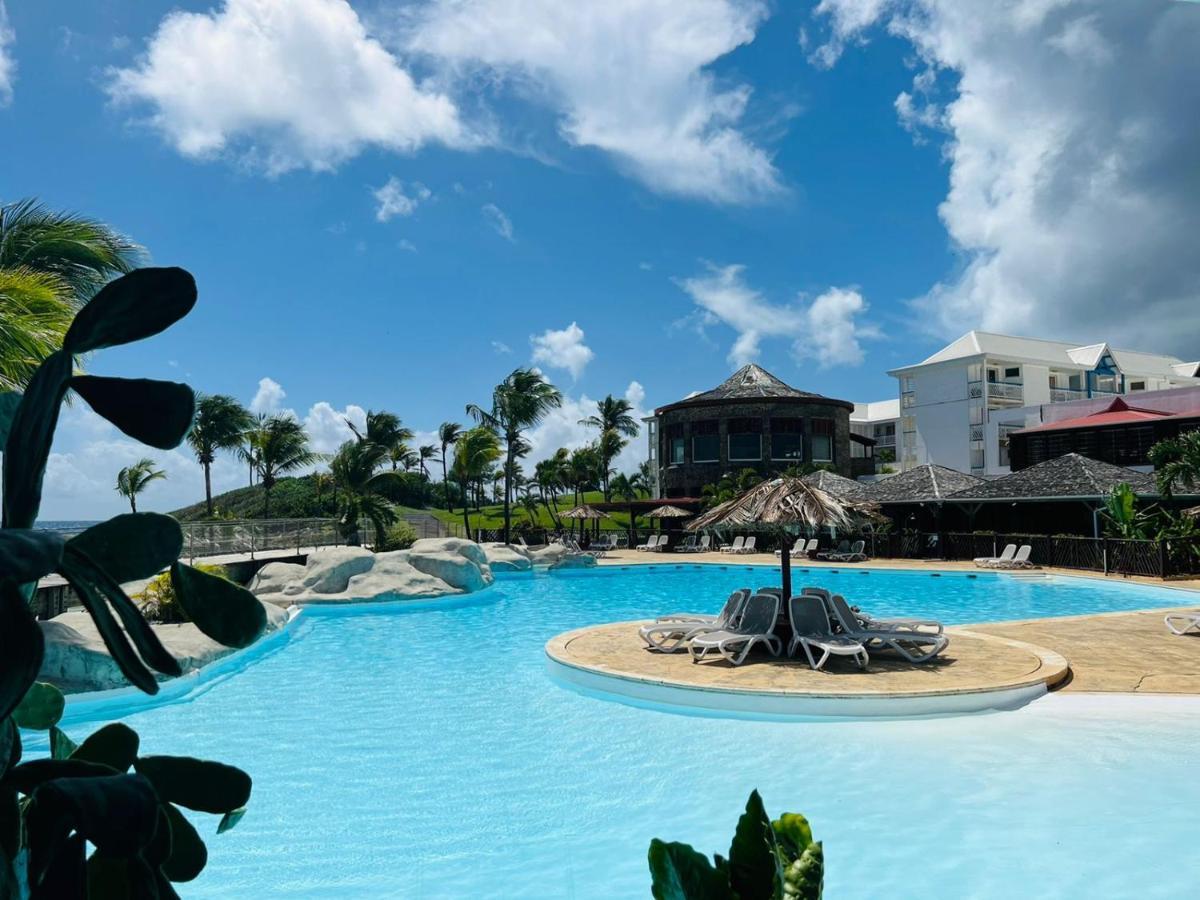 Studio Vue Mer Piscine Plage Kaz Punch Manganao Chez Julie Saint-Francois  Exterior foto